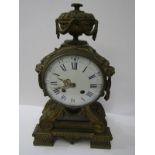 FRENCH BRACKET CLOCK, a fine mid 19th Century French ormolu clock with striking bell movement by