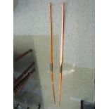 ARCHERY, 2 Slazenger long bows