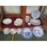 ORIENTAL CERAMICS, 18th Century famile rose bell shaped tankard and other tableware (extensively