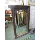 RUSTIC DESIGN WALL MIRROR, "Distressed" frame hanging wall mirror, 52" height 34" width
