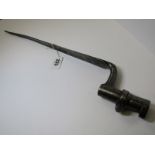 METAL BAYONET, with serial number 3395, 20" length