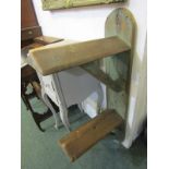 EQUESTRIAN, wall fitted double saddle rack