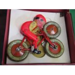 EARLY CLOCKWORK TOY, Triang 1936 Gyro cycle in original box