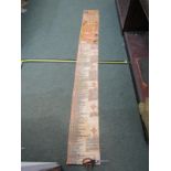 ETHNIC HINDU ASTRONOMICAL CALENDAR SCROLL