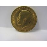 GOLD FULL SOVEREIGN COIN dated 1914