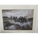 PERCY ROBERTSON, signed watercolour dated 1887, "The Royal Field Artillery", 9.5" x 13"