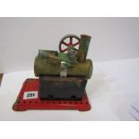 MAMOD, a Mamod stationary engine on base, 7"