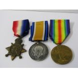 WWI MEDAL GROUP, Gunner T E Leese, Royal Artillery