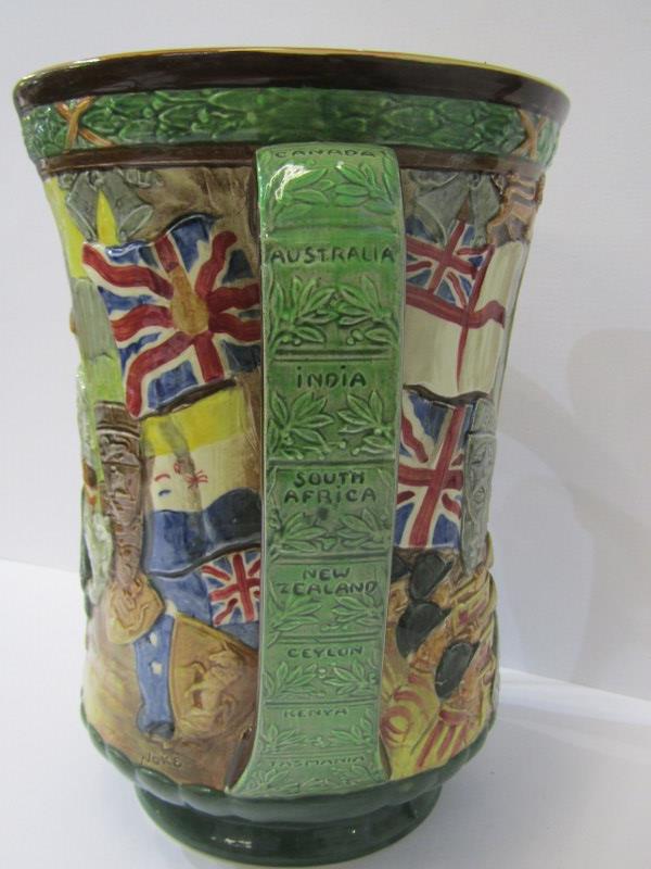 DOULTON COMMEMORATIVE, Limited Edition George V Coronation twin handled vase, 10" height - Image 8 of 8