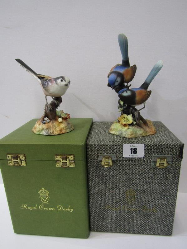 ROYAL CROWN DERBY BIRDS, two boxed figures "Fairy Wrens" & "Long-tailed Tit" - Image 2 of 8