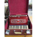 VINTAGE ACCORDIAN , by Bai-Le in original carrying case