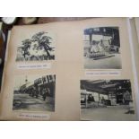 JAPANESE INTEREST PHOTOGRAPH ALBUM, an Edwardian photograph album featuring Japanese scenery, street