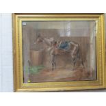 GEORGE ALGERNON FOTHERGILL, signed watercolour equestrian portrait "Furious-Eria Mor Rappel",