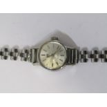 LADIES TISSOT WRIST WATCH on president style bracelet, appears in working condition