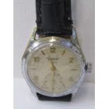 VINTAGE GENTLEMAN'S EVERITE SEVEN WRIST WATCH, mechanical movement with subsidary second hand,