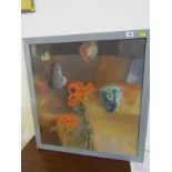 CONTEMPORARY, oil on board "Still Life with Lillies", signed by Sheppard, 25" x 22"