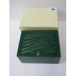 ROLEX WATCH INNER & OUTER BOX, with tag, paperwork, card and spare bi-metal jubilee link bracelet