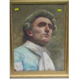 PORTRAIT, UNSIGNED WATERCOLOUR, "Portrait, possibly of Trelawney", 17" x 13"