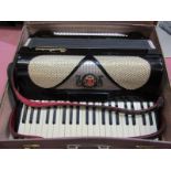 PIANO ACCORDIAN, Royal Standard accordian in travelling case