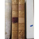 THOMAS BEWICK, "A History of British Birds", 1847, 2 leather bound volumes, some title panels