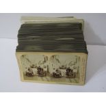 STEREOSCOPIC CARDS, collection of 68 Underwood and Underwood Continental scene series, together with
