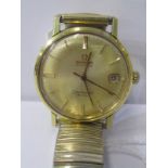 OMEGA SEAMASTER DE VILLE WRIST WATCH, automatic movement with date aperture, case tests as gold,