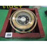 MARITIME, cased Gimbal compass patent no 0188A, 5" dia