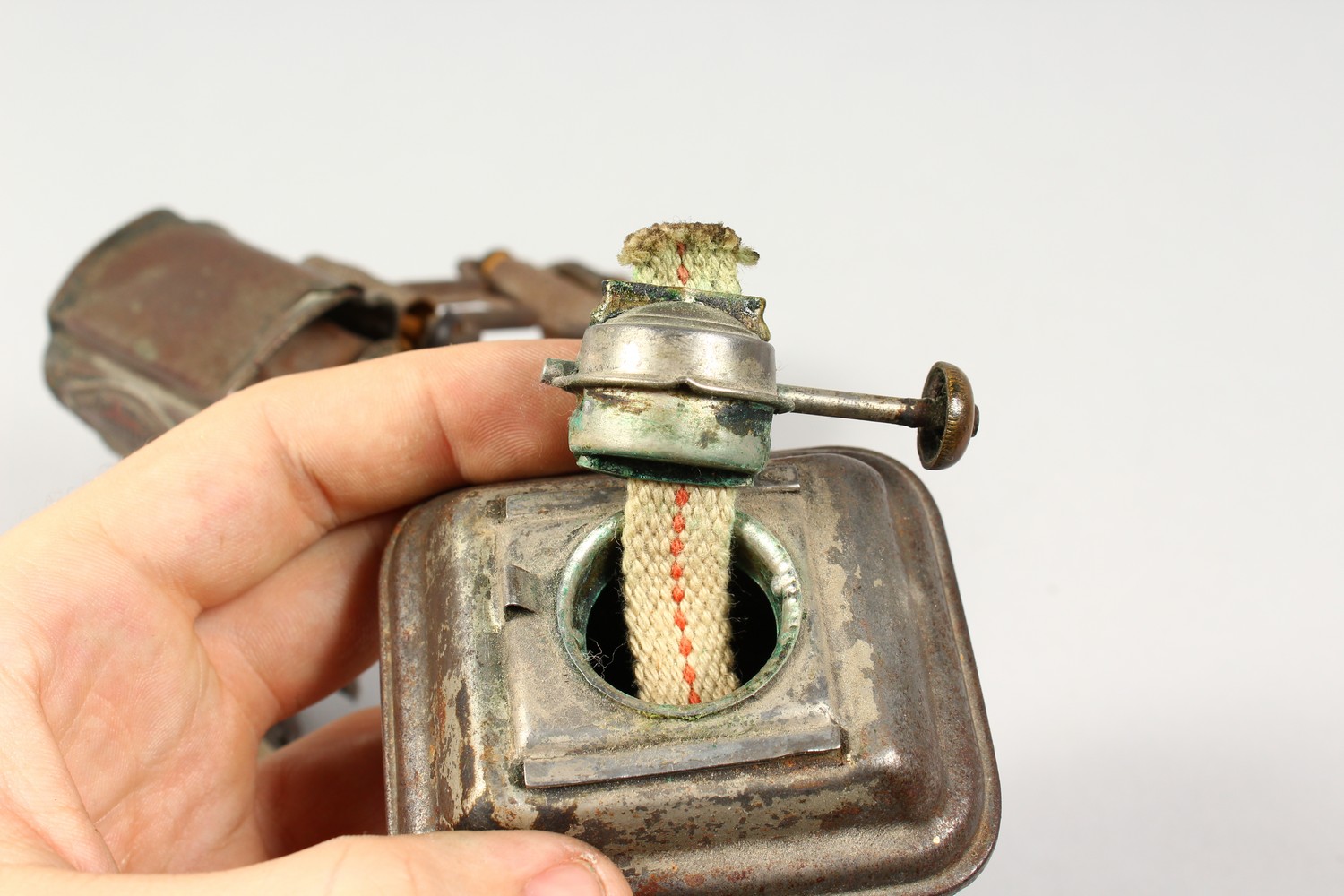 A VINTAGE TIN "SILVER PET" CYCLE LAMP. - Image 9 of 10