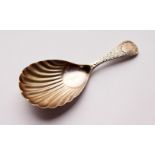 A VICTORIAN CADDY SPOON. Sheffield 1889. Maker: Henry Archer & Co.