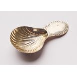 A GEORGE II CADDY SPOON. Sheffield 1800. Maker: Nathan Smith & Co.