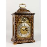 A SUPERB 17TH CENTURY ENGLISH MARQUETRY BRACKET CLOCK by THOMAS MARTIN, LONDON, with single fusee