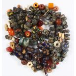 ROMAN GLASS BEADS, and other items (QTY).