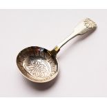 A VICTORIAN CADDY SPOON. London 1841. Maker: J.W.