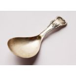 A GEORGE IV CADDY SPOON. Birmingham 1826. Maker: U. & H.