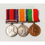 THE MEDALS OF EDWARD W. MANSHIP. 1914-1918 MERCANTILE MARINE with South African bar 1899-1902.