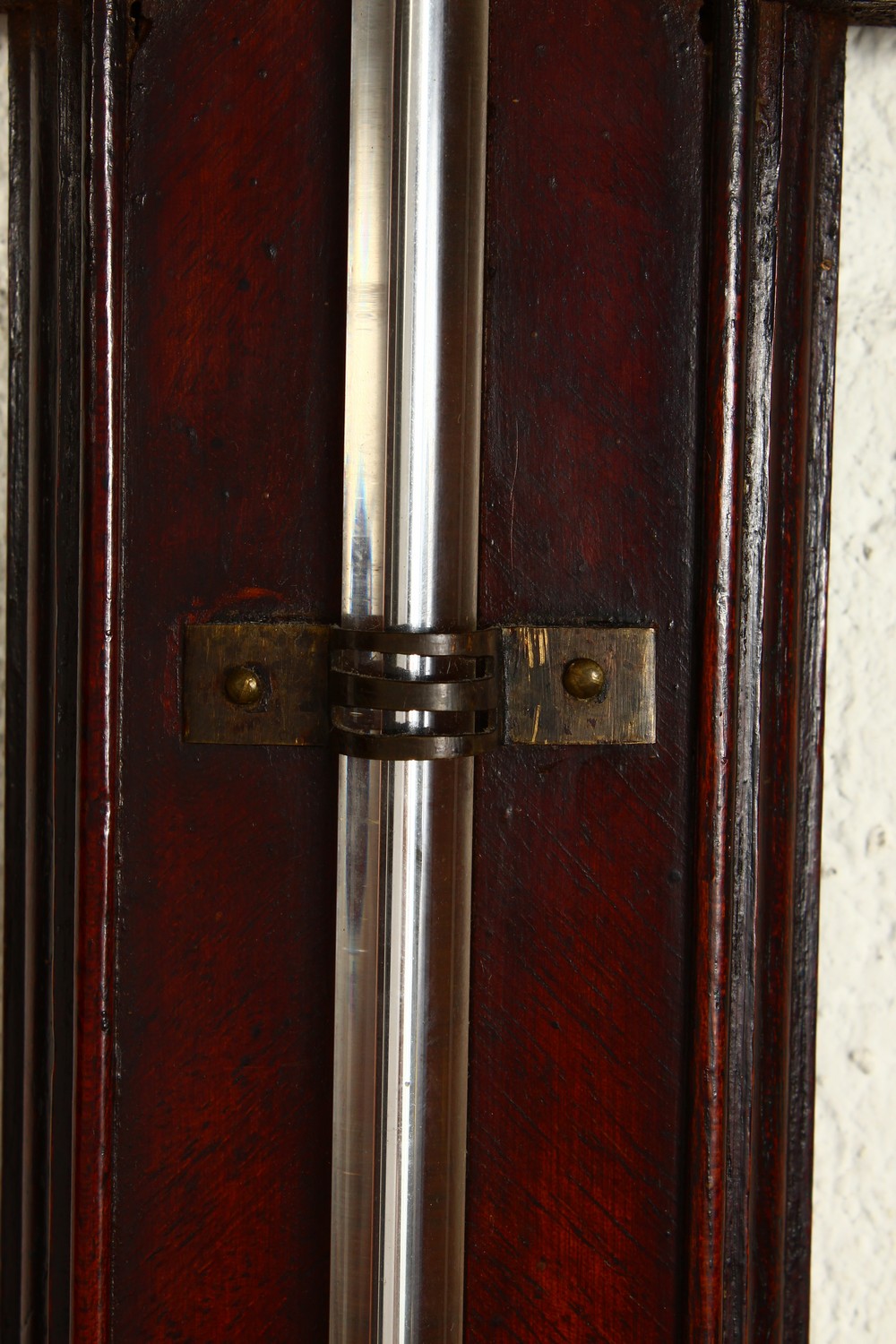 A 19TH CENTURY MAHOGANY STICK BAROMETER, by John Corti. 3ft 2ins high. - Image 5 of 8