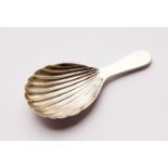 A GEORGE IV CADDY SPOON. London 1823. Maker: William Johnson.