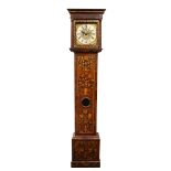 A LATE 17TH CENTURY WALNUT AND MARQUETRY LONG CASE CLOCK by Joshua Scott, London, with an eight