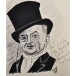 Donald Bolt (20th Century) British. "Billy Matchell", a Head Study, Pastel, Signed and Inscribed,