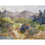 Arthur Rowlands (1904-2000) British. "An Indian Mountainous Landscape", Watercolour, Signed, 11" x