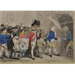 After James Gillray (1757-1815) British. "Election-Troops, bringing in their accounts, to the Pay