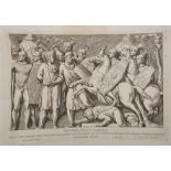 Petrus Sanctus Bartolus (17th Century) Italian. "Victoria Dacica Traiani", Engraving, Unframed,