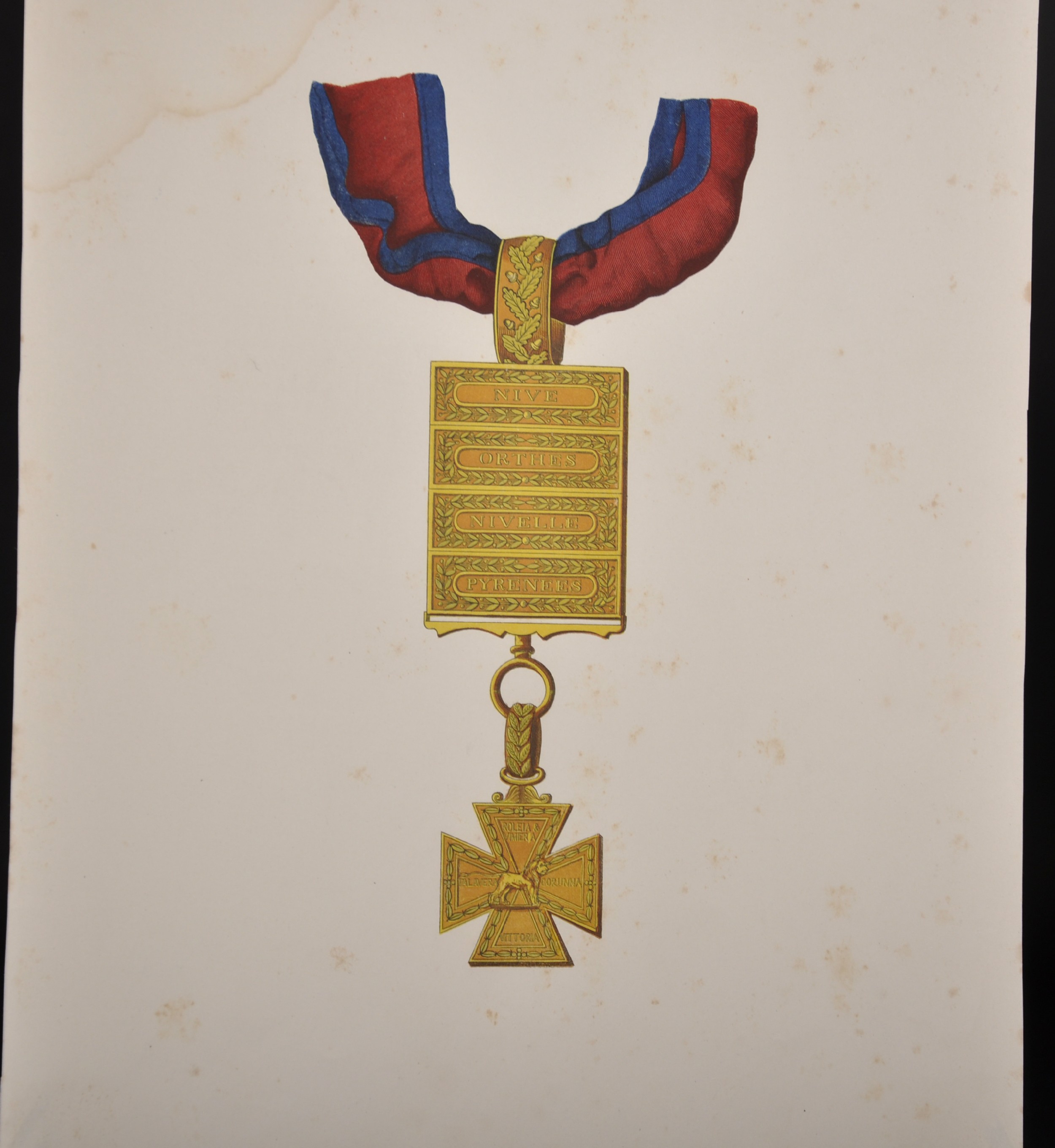 20th Century English School. "Badge & Ribboned - Order of the Thistle", Print, Inscribed on the - Image 3 of 4