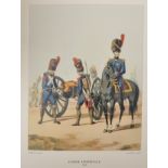 20th Century French School. "Guard Imperiale, Guardes d'Honneur, 1813", Print, contained in a Book