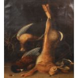 19th Century English School. Still Life of Dead Game, Oil on Canvas, 29.5" x 24.75".