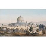 20th Century English School. Dome of the Rock, Jerusalem, Colour Print, 13.5" x 22.5".