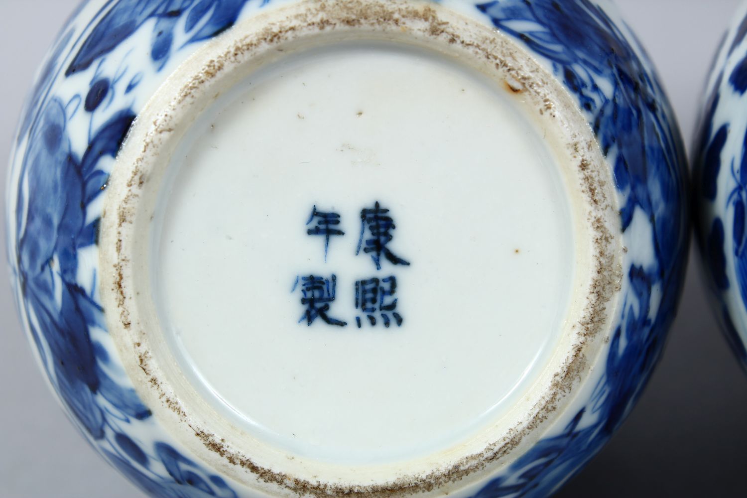 TWO CHINESE 19TH CENTURY BLUE & WHITE DOUBLE GOURD VASES, both painted with typical scenes of - Image 6 of 7