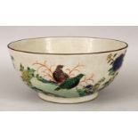 A GOOD CHINESE KANGXI STYLE FAMILLE ROSE PORCELAIN BOWL, the body of the bowl decorated to depict