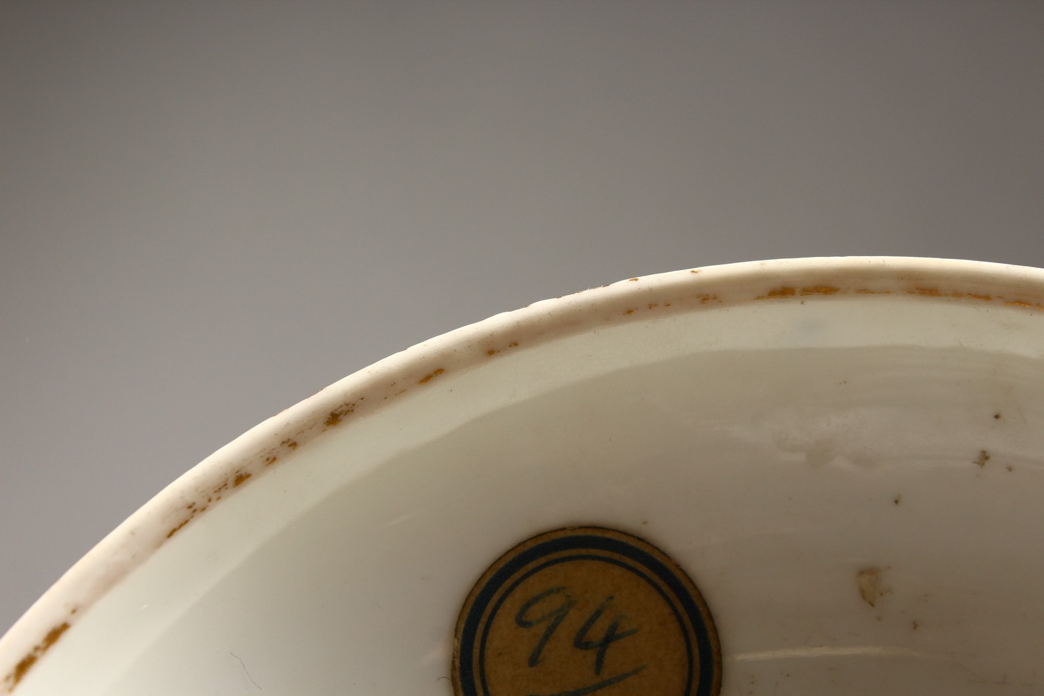 A SUPERB 18TH CENTURY MEISSEN CUP AND SAUCER, with yellow ground, the cup painted with two landscape - Image 11 of 13