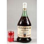 BISQUIT DUBOUCHE & CO V.S.O.P. COGNAC, one large bottle.